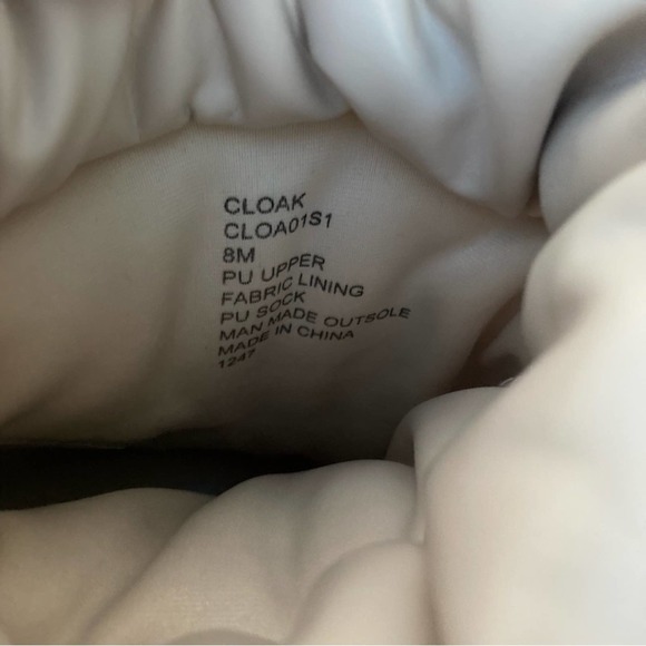 NEW Steve Madden Boots Snow booties heals puffer Cloak size 8 winter white - Picture 6 of 10